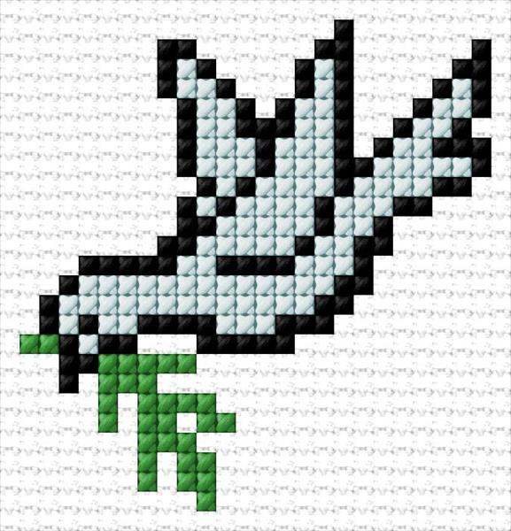 Dove Cross Stitch Designs - Dove Cross Stitch Pattern Free