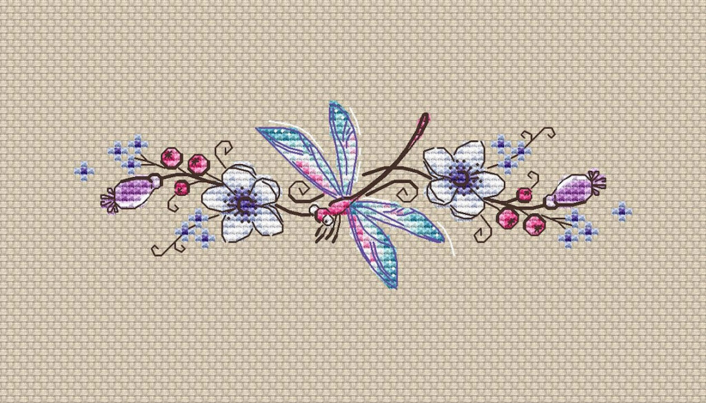 Dragonfly Cross Stitch Pattern Instant Download Pdf Dragonfly Etsy - Simple Dragonfly Cross Stitch Pattern