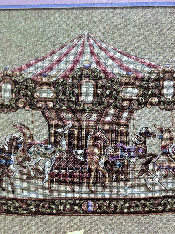 Dreamscape Carousel By Teresa Wentzler Cross Stitch Etsy - Teresa Wentzler Cross Stitch Patterns