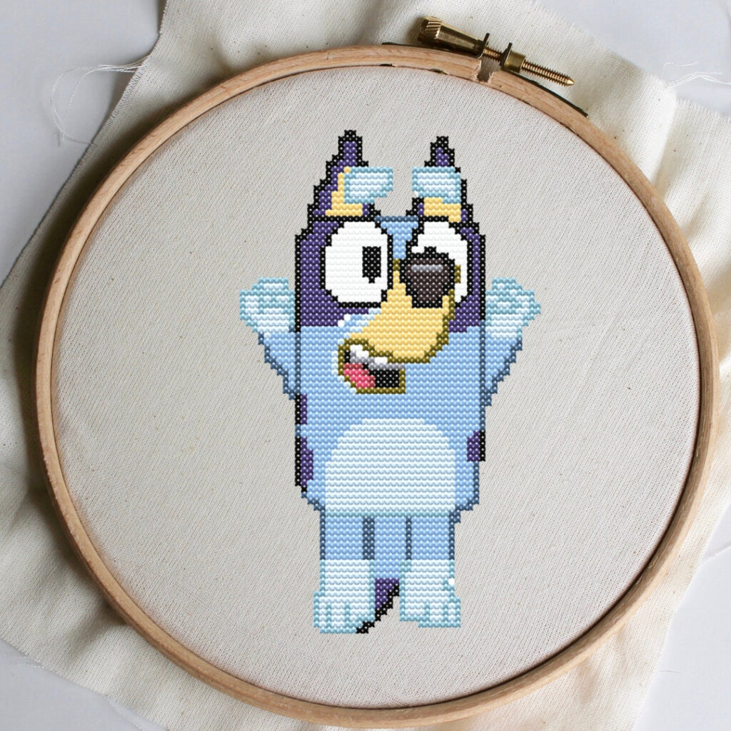 Easy Bluey Cross Stitch Pattern Instant Download Etsy - Bluey Cross Stitch Pattern Free