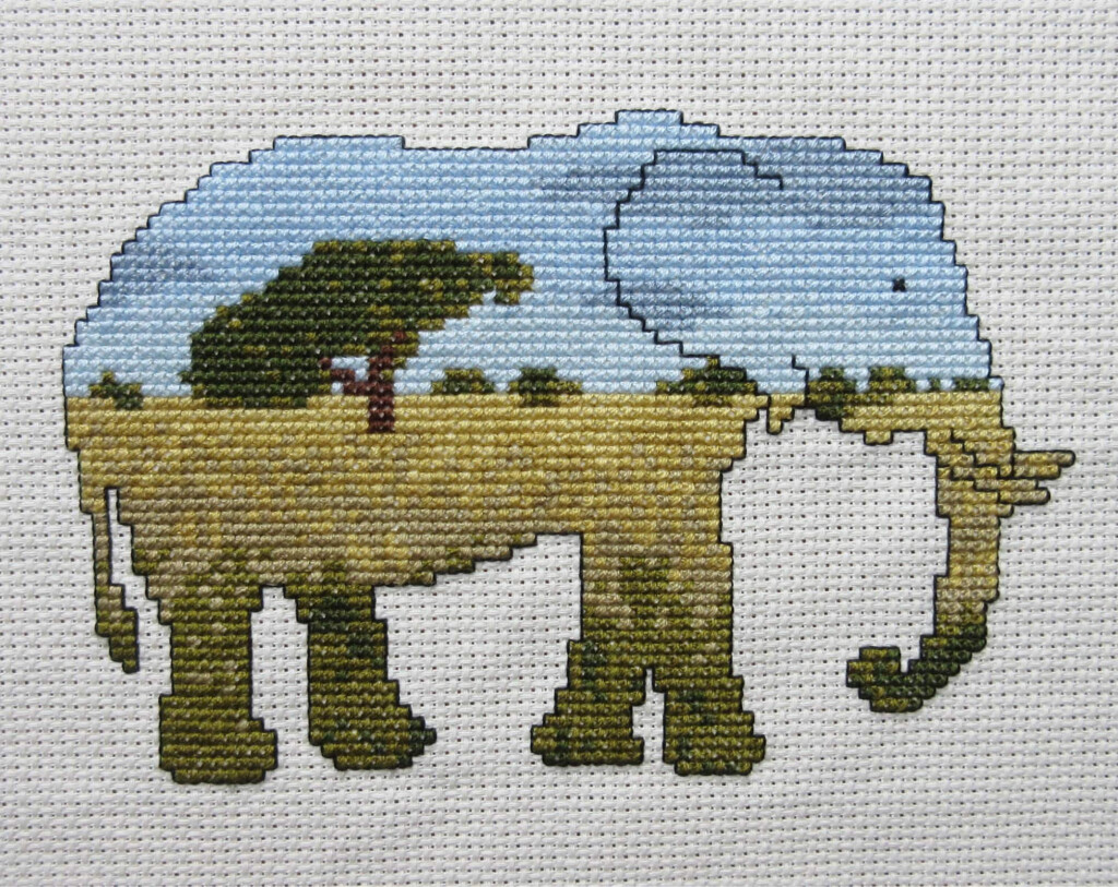 Elephant Cross Stitch Pattern Printable Cross Stitch Pattern Etsy UK - Vintage Elephant Cross Stitch Pattern