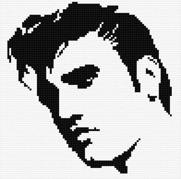 Elvis Cross Stitch Designs - Free Elvis Cross Stitch Pattern