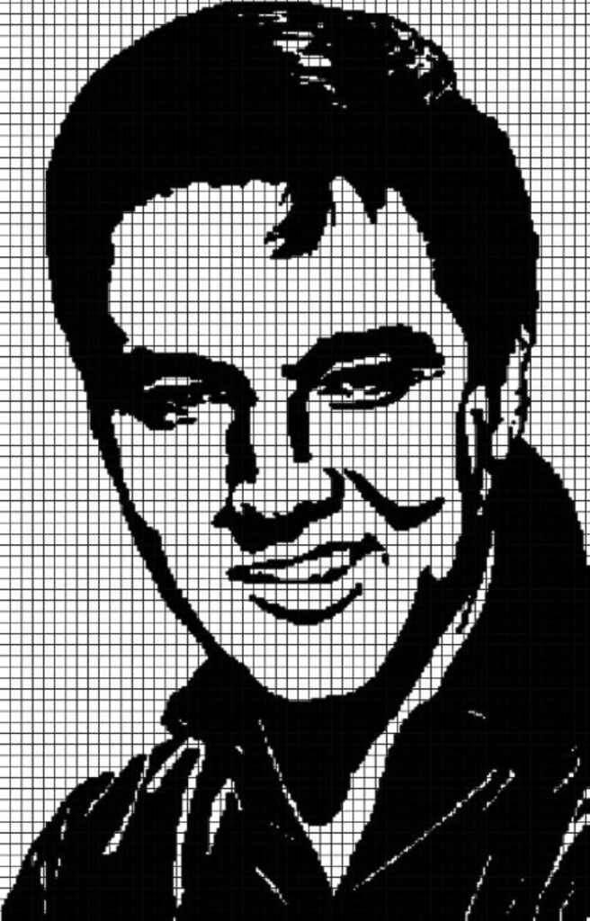 ELVIS Graphghan Pattern Craftsy Cross Stitch Embroidery Cross  - Free Elvis Cross Stitch Pattern