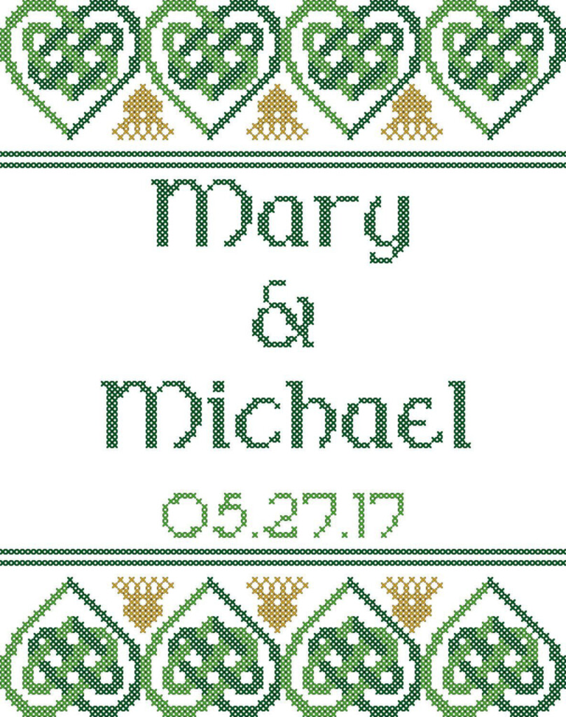 Excited To Share This Item From My etsy Shop Celtic Cross Stitch  - Celtic Wedding Cross Stitch Patterns
