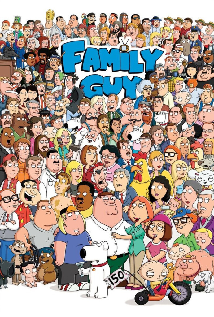 Family Guy All Characters CROSS STITCH PATTERN Etsy - Cross Stitch Patterns For Guys