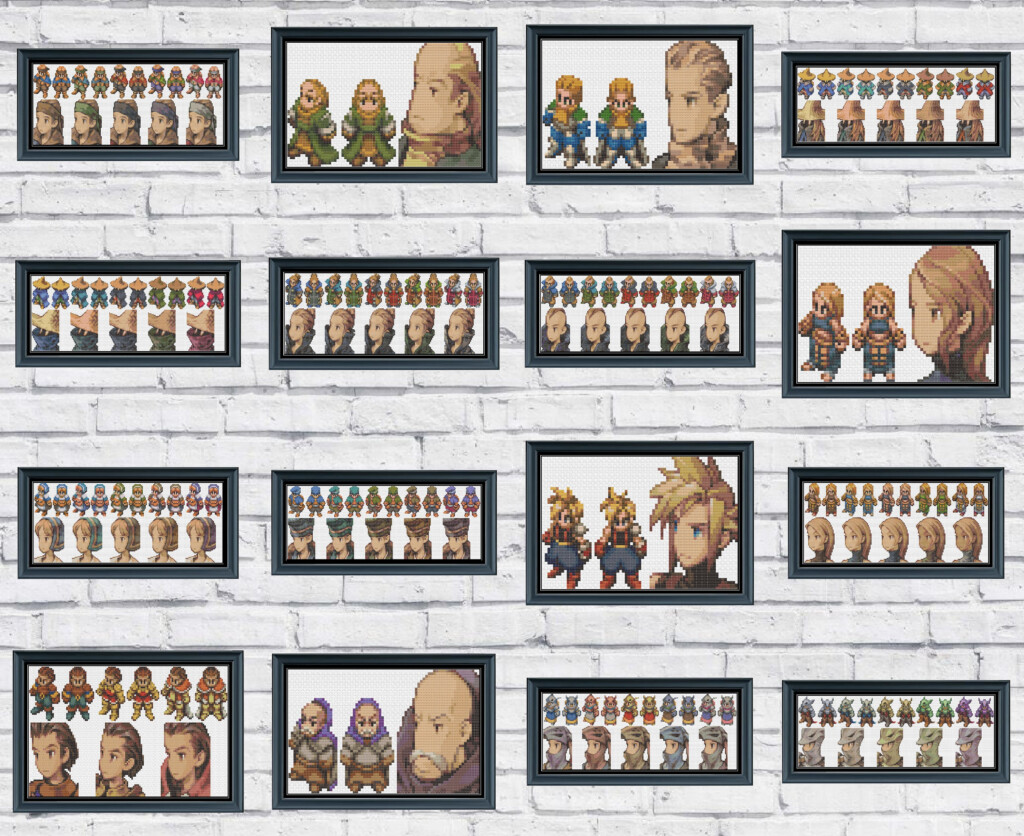 Final Fantasy Tactics Cross Stitch Pattern Collection Etsy - Final Fantasy Cross Stitch Patterns