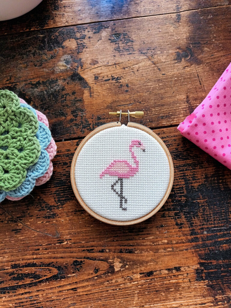 Flamingo 75 Cm 3 Inch Cross Stitch Pattern Pdf Etsy - 3 Inch Cross Stitch Patterns