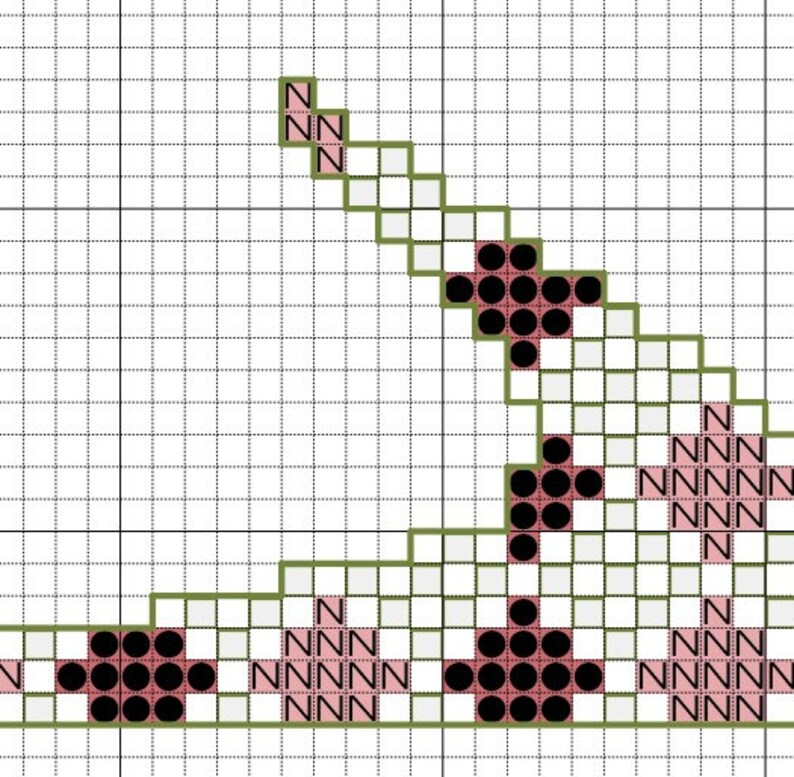 Flying Bird Cross Stitch Pattern PDF Etsy - Flying Bird Cross Stitch Pattern