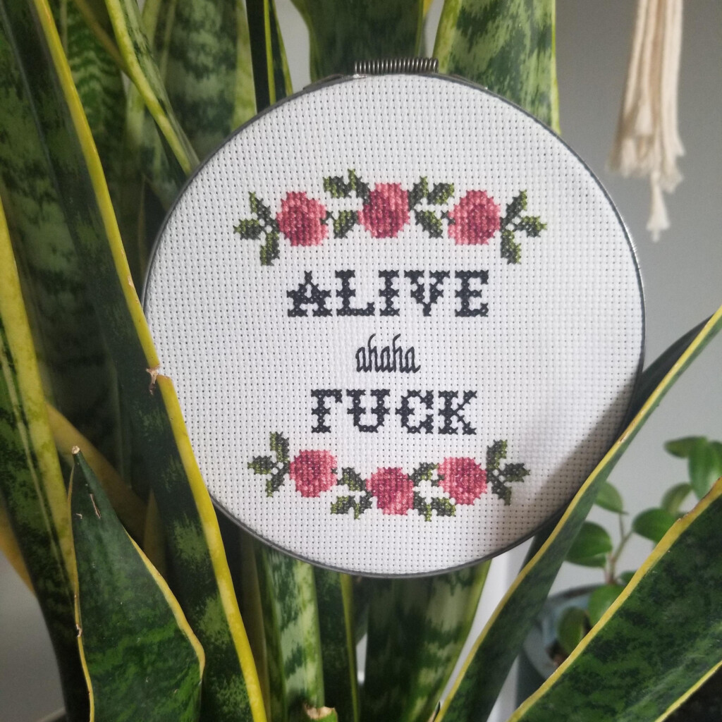  FO Love A Good Sweary Cross Stitch Pattern By Richbitchcrossstitch  - Free Sweary Cross Stitch Patterns