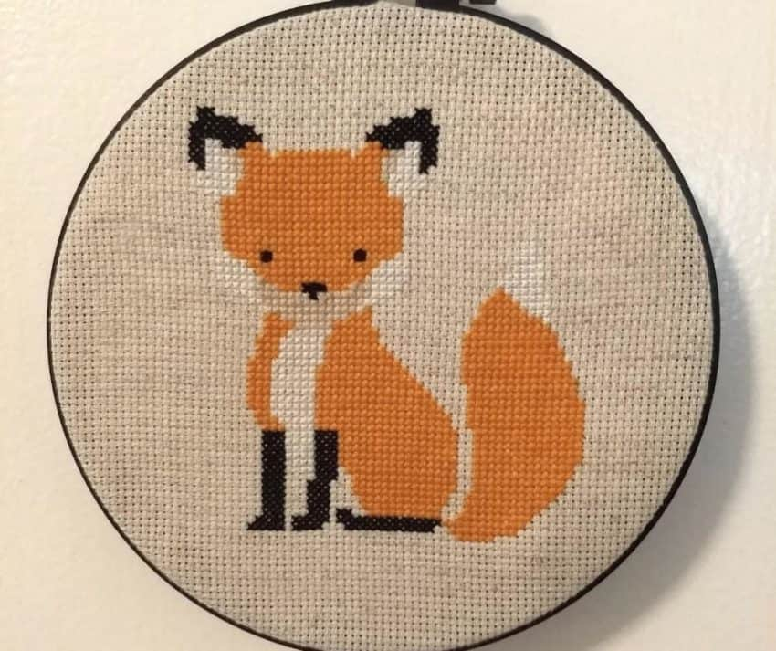 Fox Cross Stitch Pattern Free Woodland Fox Cross Stitch Pattern  - Fox Cross Stitch Pattern Free