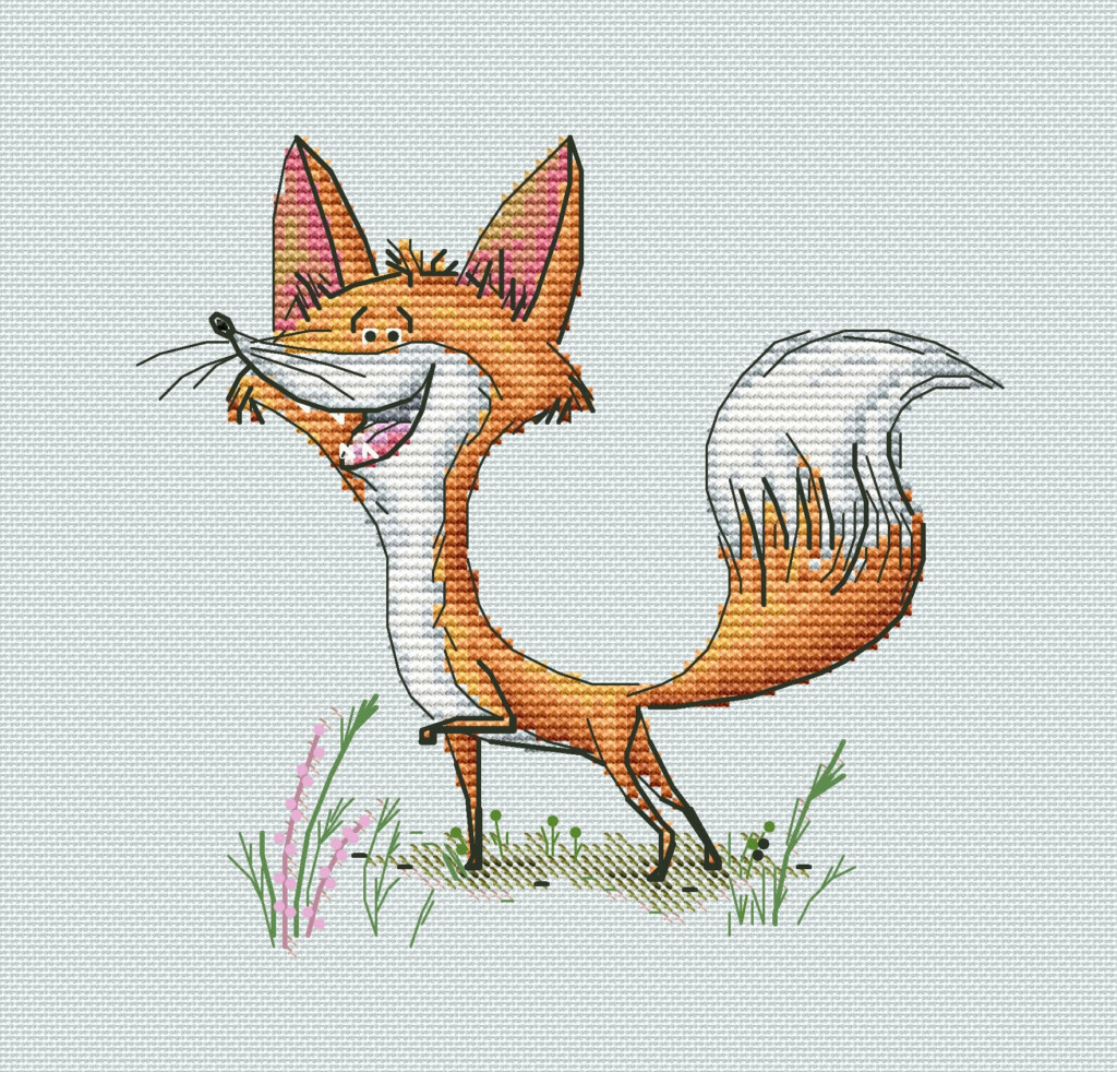 Fox Cross Stitch Pattern PDF Instant Download Animal Cross Etsy - Small Fox Cross Stitch Pattern