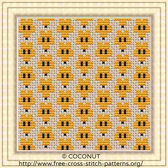 Fox Face Cross Stitch Pattern For Free Pattern For Coasters Free And  - Free Cross Stitch Patterns For Coasters