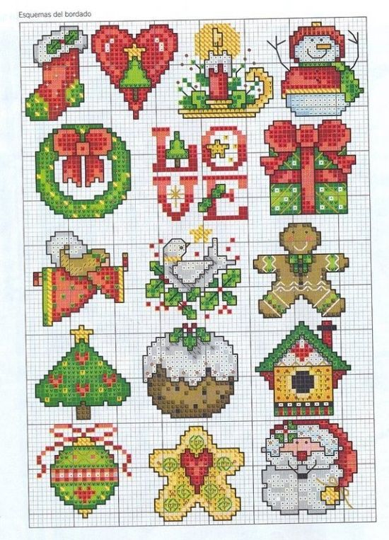 Free Charts Cross Stitch Patterns Christmas Cross Stitch Christmas  - Christmas Cross Stitch Ornaments Free Patterns