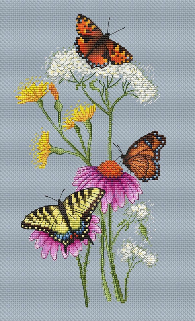 Free Cross Stitch Patterns Butterfly Printable Templates Free - Easy Butterfly Cross Stitch Patterns Free