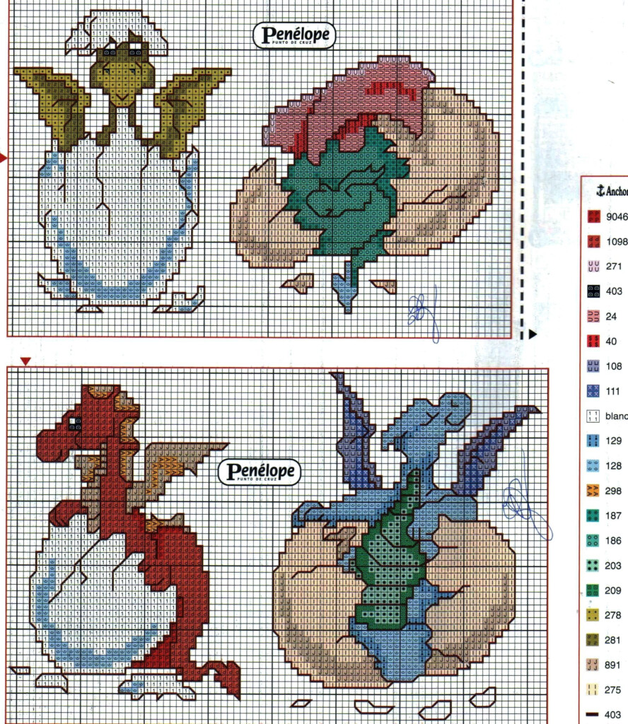 Free Cross Stitch Patterns Dragon - Dragon Cross Stitch Patterns Free Printable