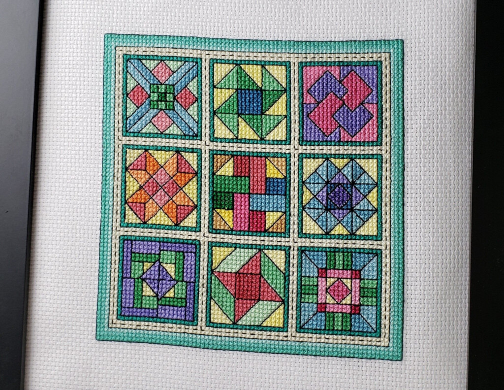 Free Cross Stitch Quilt Block Patterns - Free Cross Stitch Quilt Patterns