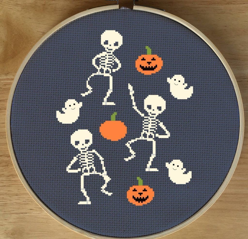 Free Easy Halloween Cross Stitch Patterns 311 Recipes - Free Halloween Cross Stitch Patterns To Print