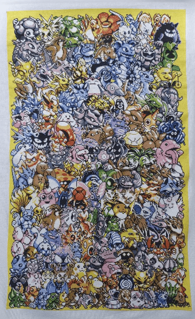 Free Epic Pokemon Cross Stitch Pattern Lord Libidan - Epic Pokemon Cross Stitch Pattern