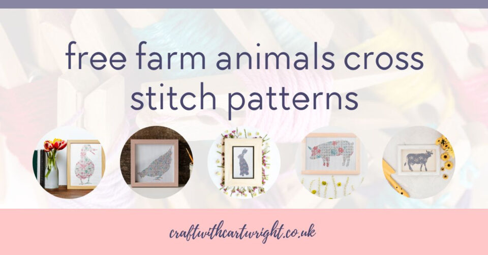 Free Farm Animals Cross Stitch Patterns Craft With Cartwright - Farm Animal Cross Stitch Patterns