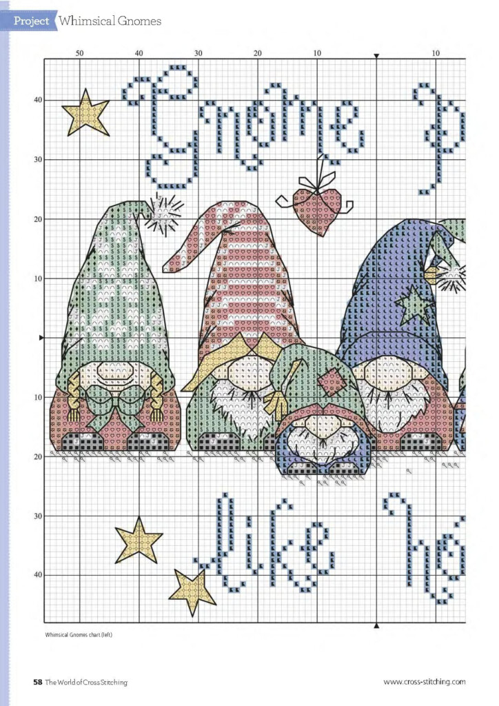Free Gnome Cross Stitch Pattern Printable Templates Free - Free Printable Gnome Cross Stitch Patterns