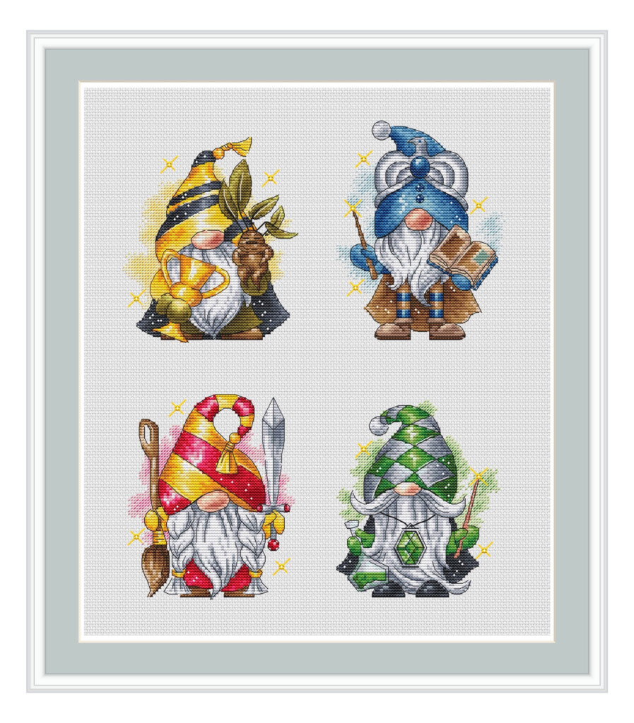 Free Gnome Cross Stitch Pattern Printable Templates Free - Cross Stitch Gnome Pattern Free
