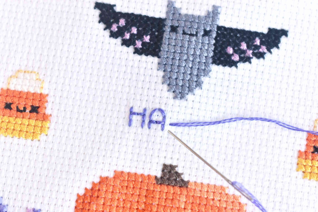 Free Happy Halloween Cross Stitch Pattern - Free Halloween Cross Stitch Patterns To Print