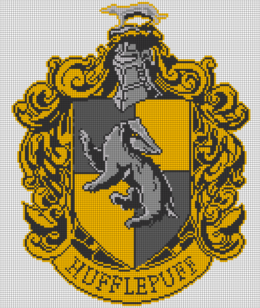 Free Harry Potter House Crest Cross Stitch Charts Artofit - Harry Potter Crest Cross Stitch Pattern
