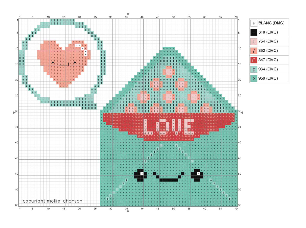 Free Love Letter Valentine Cross Stitch Pattern - Free Valentine Cross Stitch Patterns