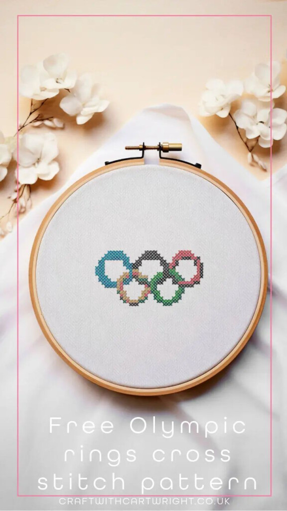 Free Olympic Rings Cross Stitch Pattern Cross Stitch Patterns  - Olympic Rings Cross Stitch Pattern
