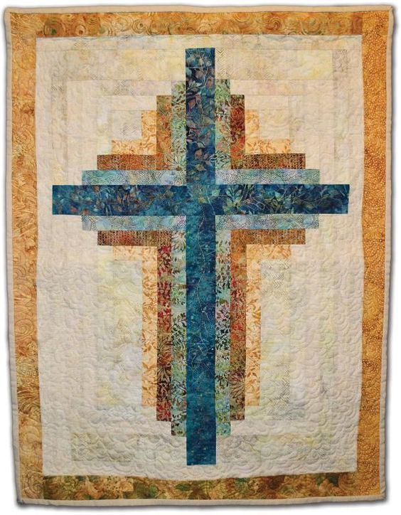 Free Printable Log Cabin Cross Quilt Pattern - Log Cabin Cross Stitch Pattern Free