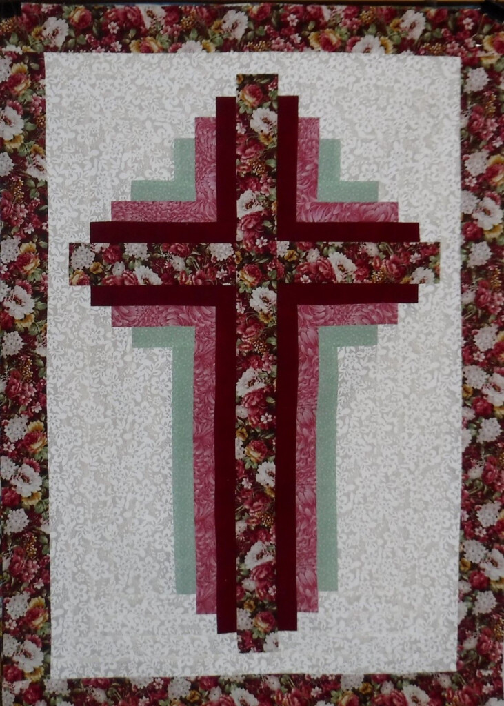 Free Printable Log Cabin Cross Quilt Pattern Pin On Quilts Quilts  - Log Cabin Cross Stitch Pattern Free