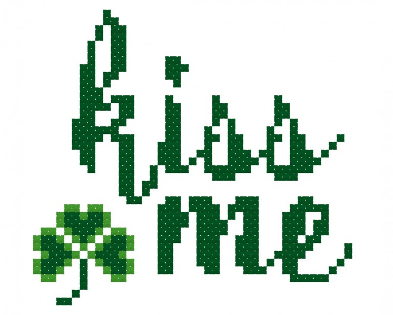Free Saint Patrick s Day Cross Stitch Pattern Catholic Sprouts - St Patrick's Cross Stitch Patterns
