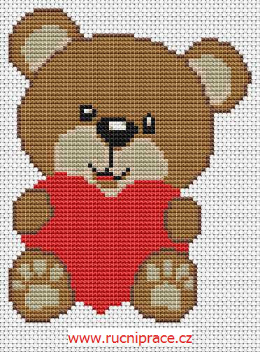 Free Teddy Bear Cross Stitch Patterns - Teddy Bear Cross Stitch Patterns Free
