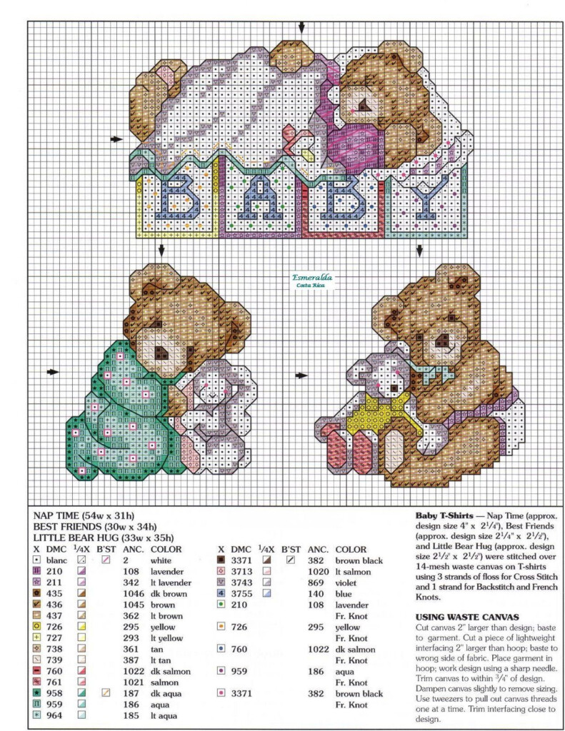 Free Teddy Bear Cross Stitch Patterns - Teddy Bear Cross Stitch Patterns Free