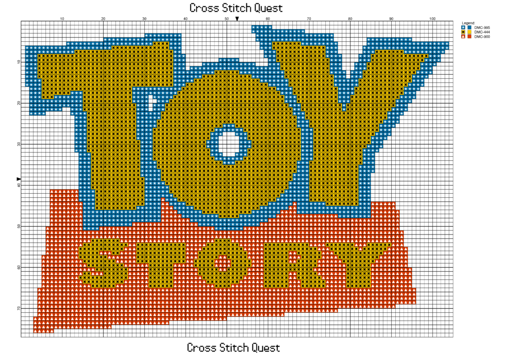 Free Toy Story Cross Stitch Pattern Logo Cross Stitch Quest - Toy Story Cross Stitch Patterns Free