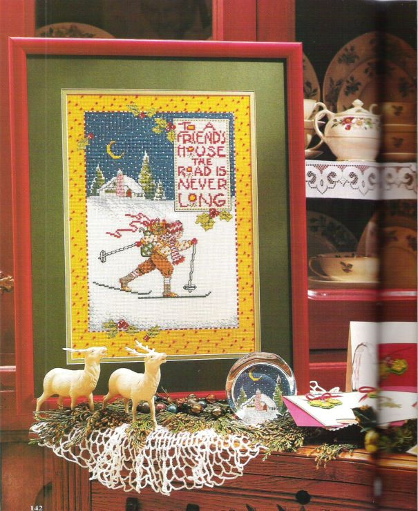 Friends House 1 Mary Engelbreit Cross Stitch Stitch - Mary Engelbreit Cross Stitch Patterns Free