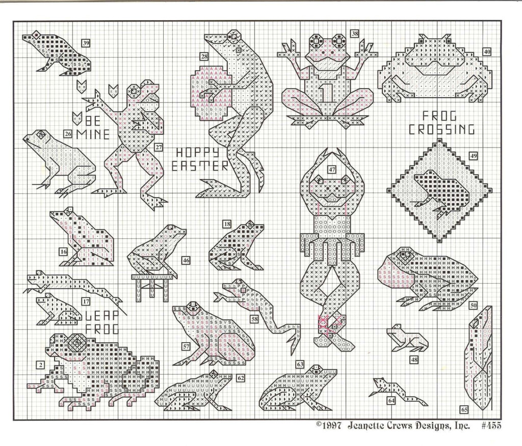 Frog Cross Stitch Patterns Share Cross Stitch Animals Cross Stitch  - Free Cross Stitch Patterns Frogs
