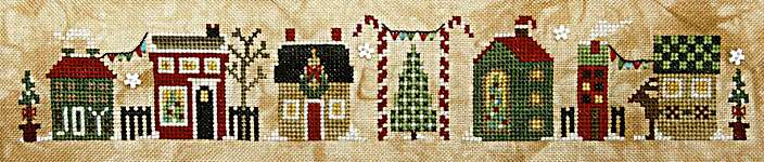 Frosty Tiny Town Cross Stitch Pattern By Heart In Hand variant 24 1287  - Frosty Tiny Town Cross Stitch Pattern