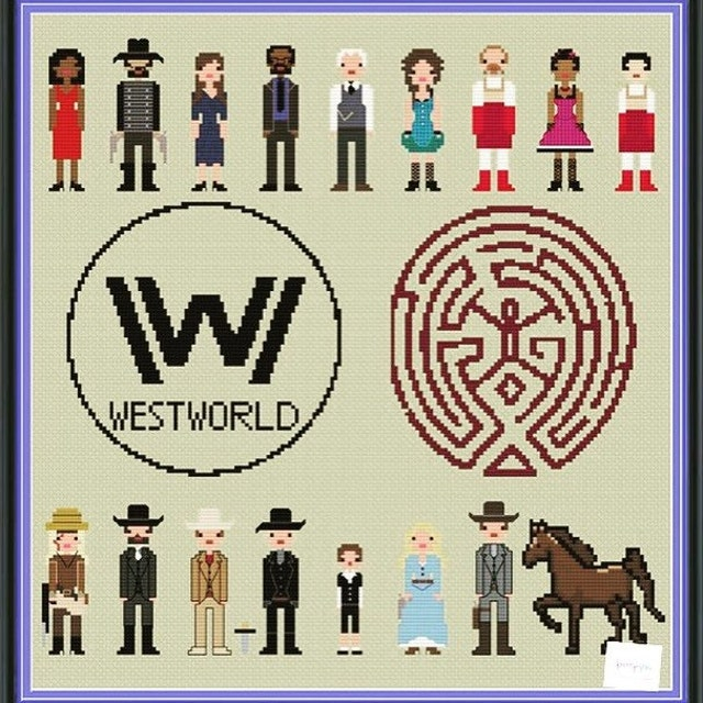 Fun Pop Culture Cross Stitch Patterns By Knottybytes On Etsy - Pop Culture Cross Stitch Patterns