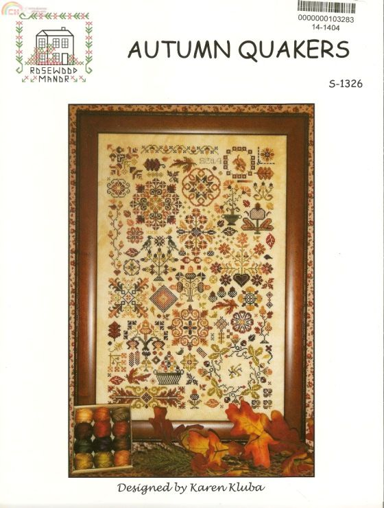 Gallery ru 1 Rosewood Manor S 1326 Autumn Quakers  - Gallery Ru Cross Stitch Patterns