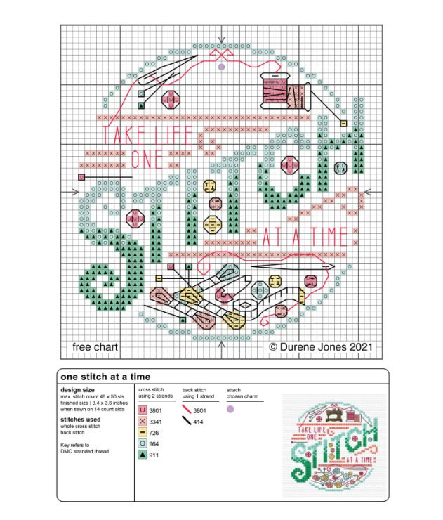 Gallery ru One Stitch At A Time Durene Jones NataVosk Pretty  - Gallery Ru Cross Stitch Patterns