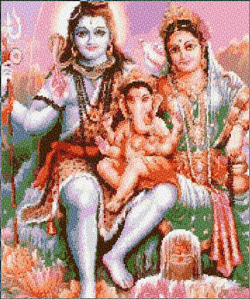 Ganesha Cross Stitch Designs - Ganesha Cross Stitch Pattern Free
