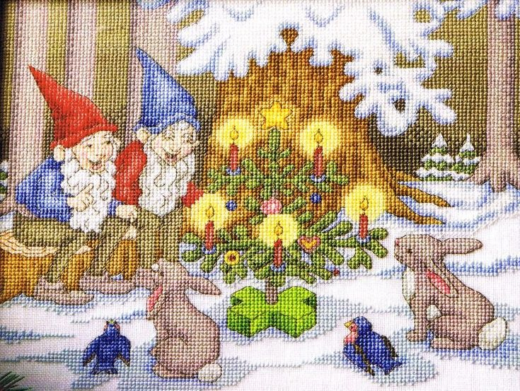Gnome Critter Christmas Cross Stitch Pattern By Annie s Attic  - Annie's Attic Cross Stitch Patterns