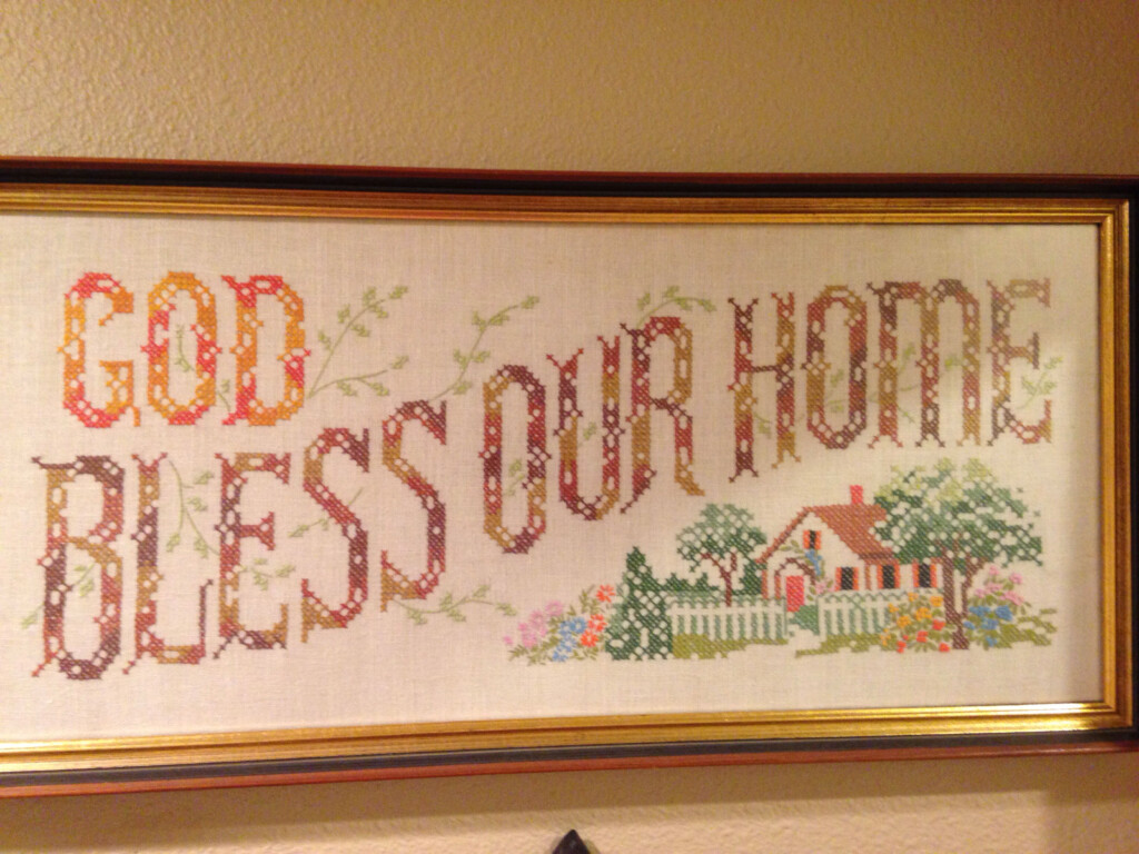 God Bless Our Home Cross Stitch From Nancy Olmstead Cross Stitch  - God Bless This Home Cross Stitch Patterns