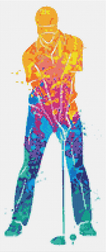 Golf Cross Stitch Pattern 2 Instant Download Instant PDF Etsy - Golf Themed Cross Stitch Patterns