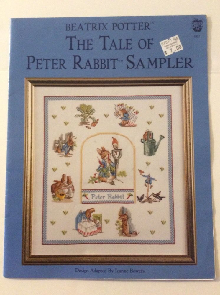 Green Apple Beatrix Potter Cross Stitch Cross Stitch Patterns - Beatrix Potter Cross Stitch Patterns