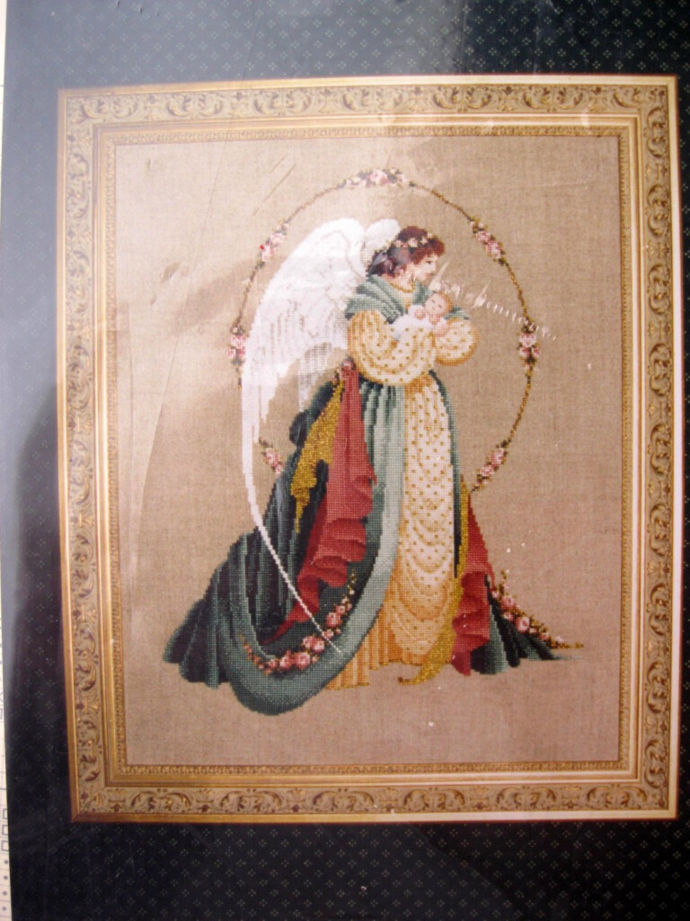 Guardian Angel By Lavender Lace Cross Stitch - Lavender And Lace Angel Cross Stitch Patterns
