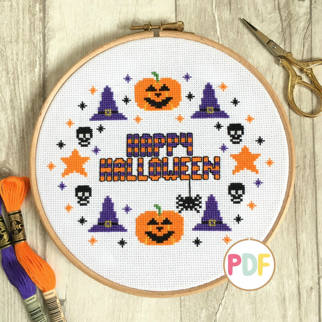 Halloween Cross Stitch Charts - Free Small Halloween Cross Stitch Patterns