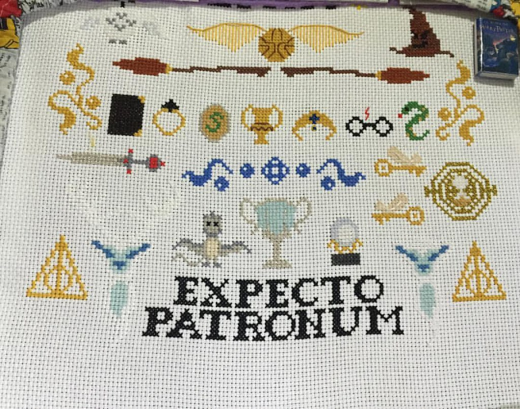 Harry Potter Cross Stitch Sampler Cross Stitch Patterns - Small Harry Potter Cross Stitch Patterns