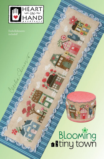 Heart In Hand Needleart Frosty Tiny Town Cross Stitch Pattern 123Stitch - Frosty Tiny Town Cross Stitch Pattern